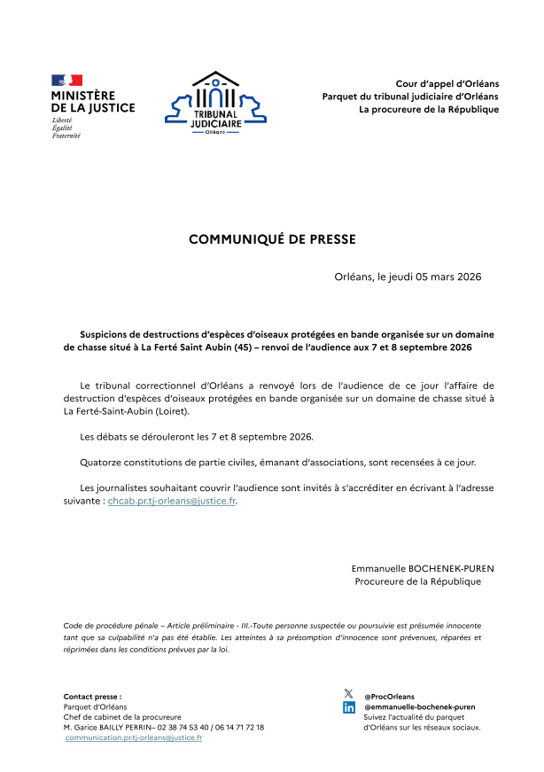 Procureur d'Orléans tweet media