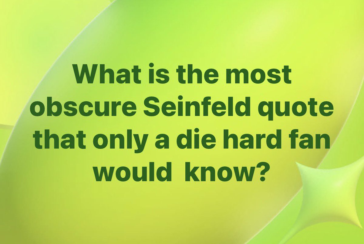 Seinfeldism tweet media