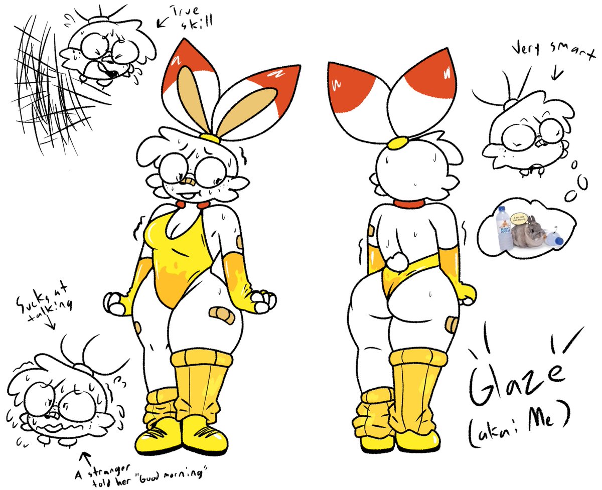 GlazedBunX3's tweet photo. Made a new Pokesona. World's strongest wrestler, of course. Tremble in your boots.
#Pokemon #scorbunny https://t.co/o2kPgXeqrR