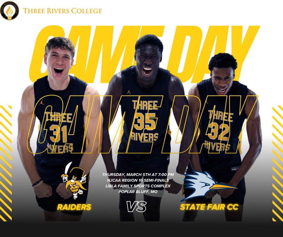 Three Rivers College Men's Basketball tweet media