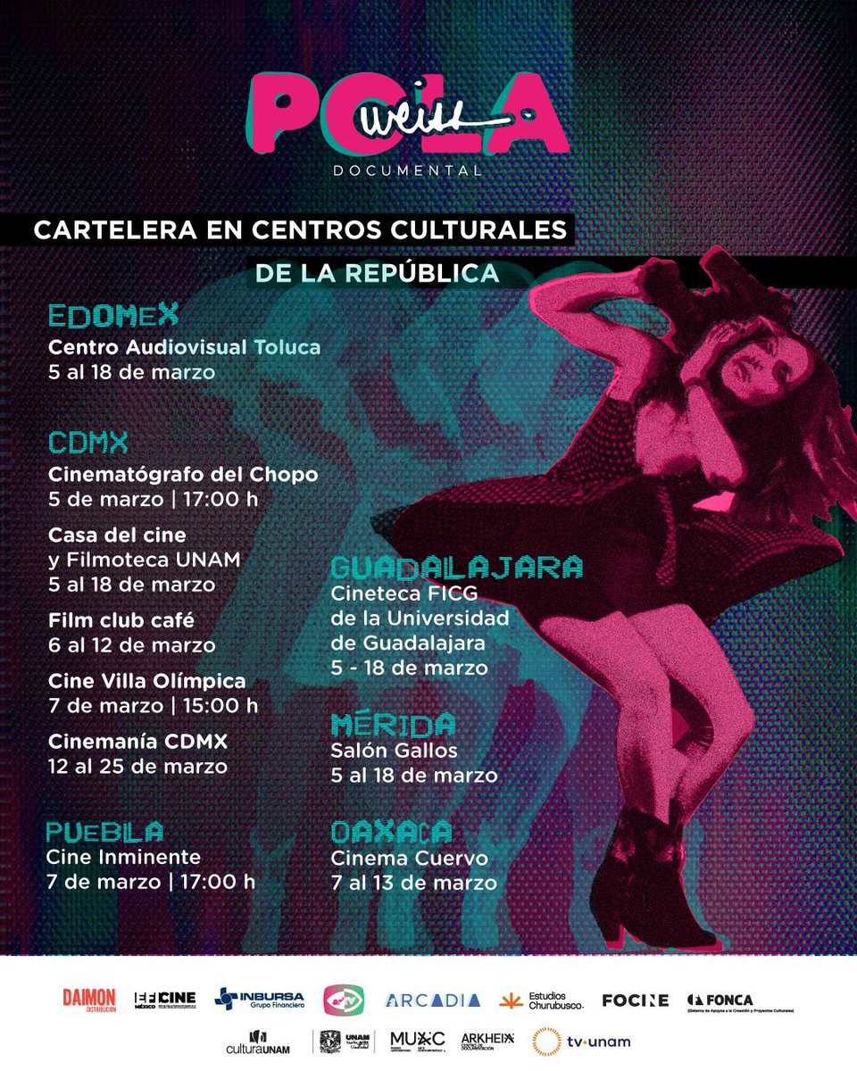 PolaWeissDoc's tweet photo. La señal de nuestra venusina se enciende en distintos puntos del país. 

Consulta todas las fechas y sedes en nuestro sitio web y encuentra tu función📷 https://t.co/XZVFCZtTAT

¡Nos vemos en el cine!

#PolaWeissDocumental #PolaWeiss #Videoarte #CineDocumental #Videoartista https://t.co/Et9WJ0qiot