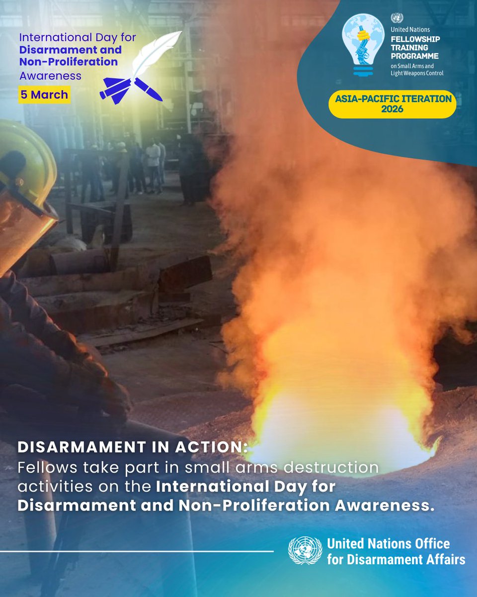 UN Office for Disarmament Affairs tweet media