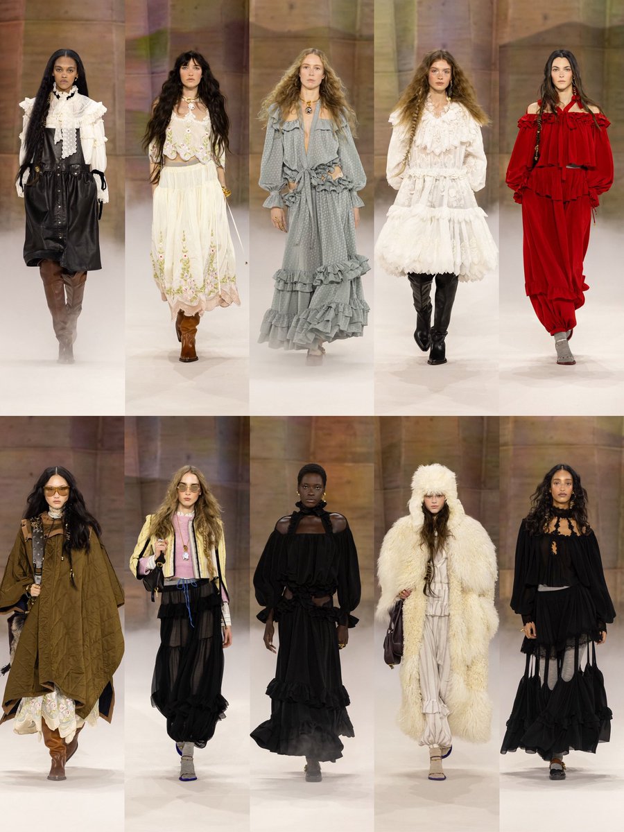 saintdemie's tweet photo. chloé fw26 by chemena kamali ☮️ https://t.co/efPGLwqWU1