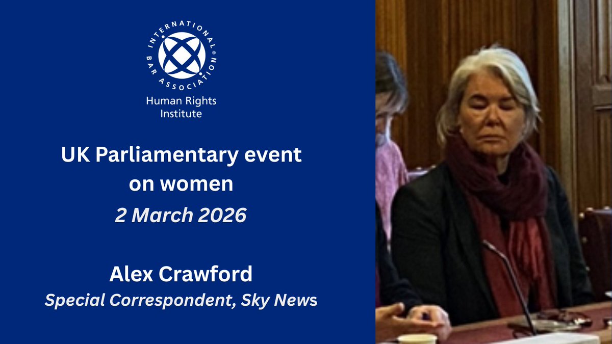 IBA's Human Rights Institute tweet media