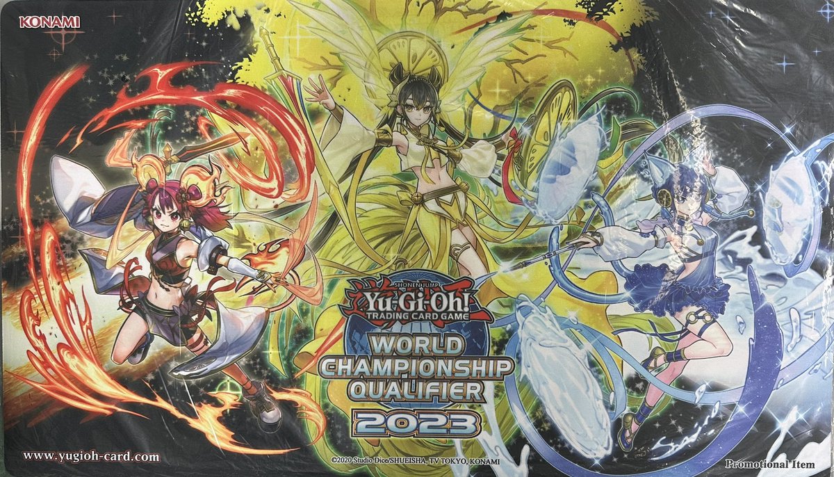 遊戯王 プレイマット②】 儚無みずき【JUDGE】 ￥10,000- 御巫【WCQ