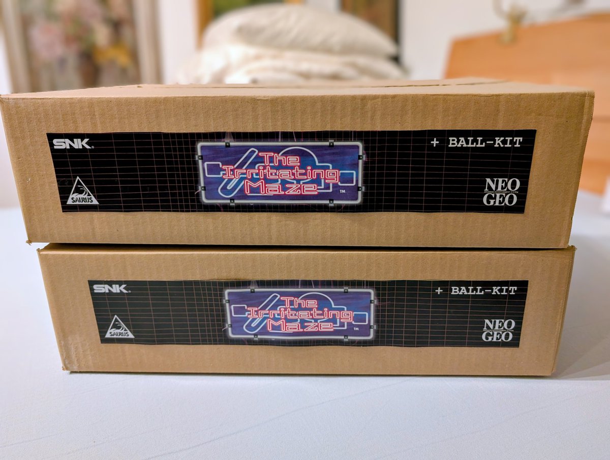 FNeogeo's tweet photo. Neo Geo MVS complete Ball-kit Irritating Maze 
#snk #neogeo #retrogames #arcade https://t.co/pEgR94Zkn0
