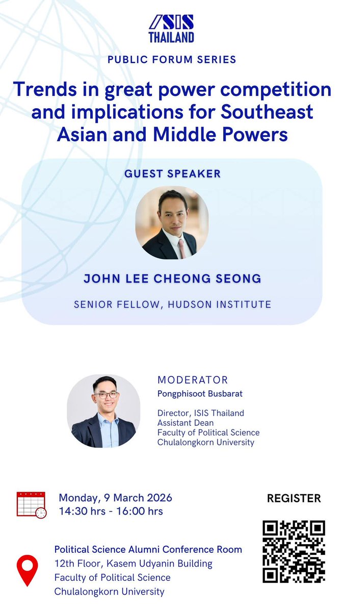 IsisThailand's tweet photo. Join us next Monday! https://t.co/NMqjTEBoXZ