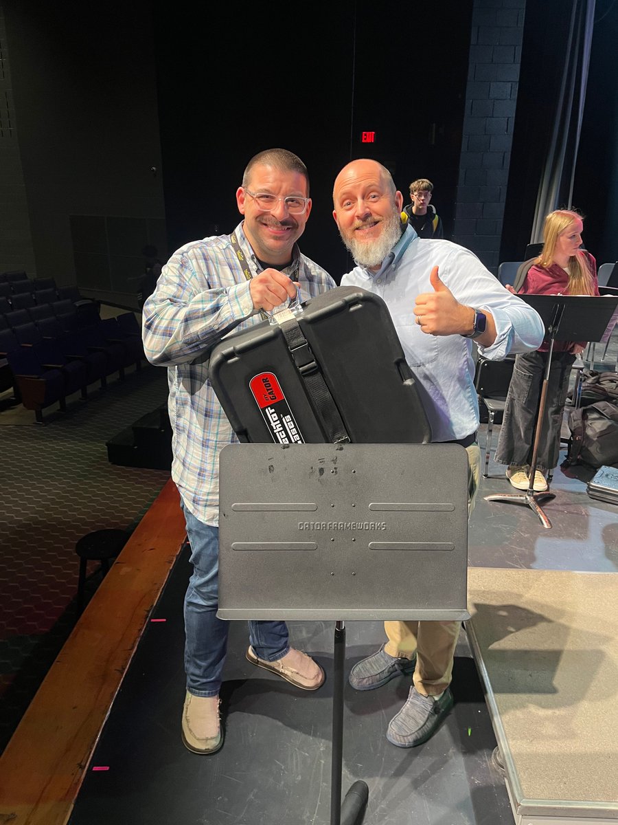 Big congratulations to Dean Marotta and Nick Little from Campbell County High School for winning the KMEA drawing! 🐊 Enjoy the new Gator Gear!