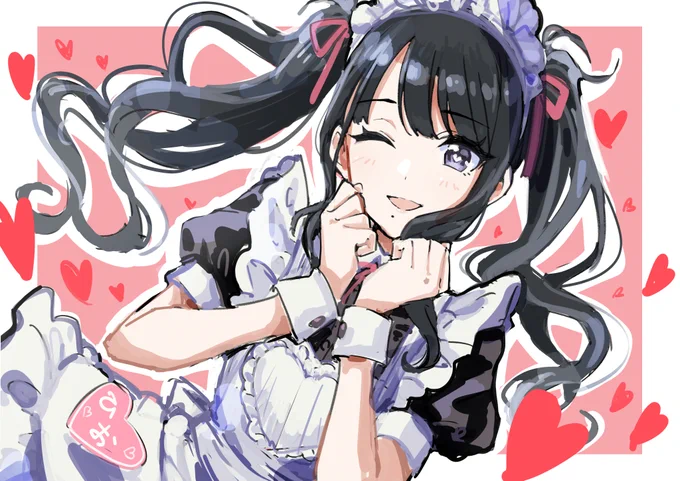 【ぷりてぃーメイド ひおちゃん】風野灯織 こういうのがだ～いすき #オリジナルキャスコレコンテスト #イラストソロ