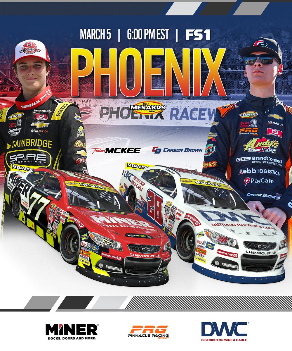 Pinnacle Racing Group It’s a one day show at @phoenixraceway for @Racing7Tristan and ...