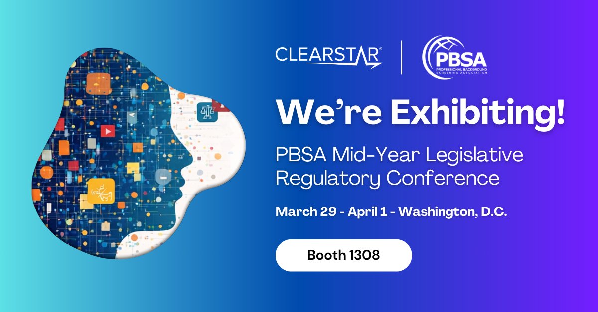 ClearStar is excited to exhibit at the <a href="/PBSA/">PBSA</a> 2026 Mid‑Year Conference in Washington, D.C.! Join us at Booth #1308 as we connect with industry leaders and dig into the trends shaping the future of drug testing, clinical services, and occupational health. Will we see you there?