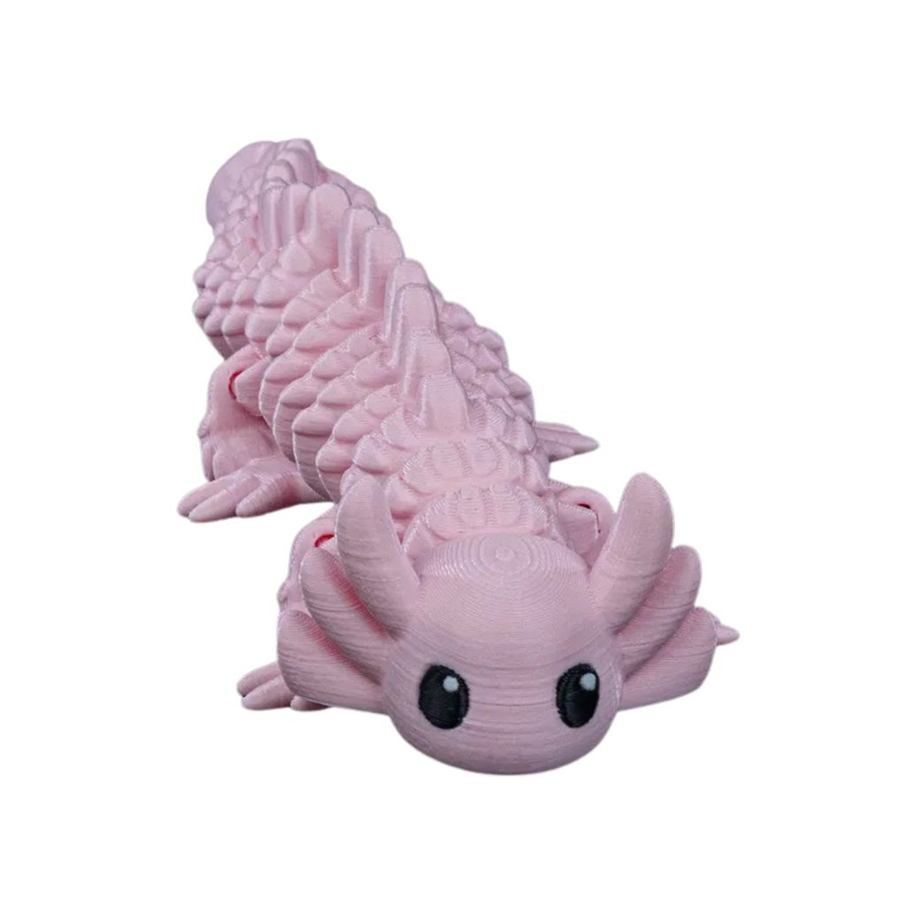 Buyfilterstore's tweet image. Meet your new fun, flexible desk buddy! 🐾 The BuildInk Articulated 3D Printed Axolotl is the perfect whimsical addition to your space. Snag yours for just $8.00! 🎨🛒 #3Dpet #articulatedaxolotl #BuildInk #fidgetanimal #giftforgamers