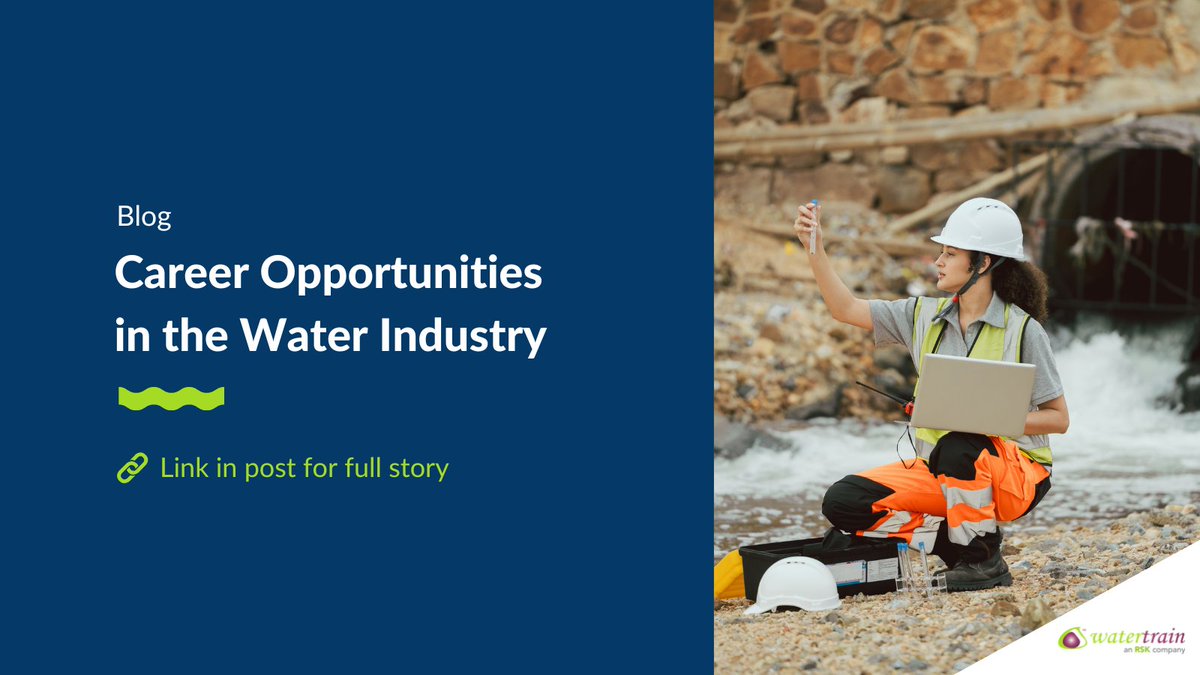 WatertrainLtd's tweet photo. Our latest blog explores how structured learning equips learners with the skills and confidence to progress quickly, while also meeting the #waterindustry’s growing need for skilled professionals.

🔗 Read the full blog: https://t.co/KEafIjRPcl

#apprenticeships #careers https://t.co/HIoMAD58Oh
