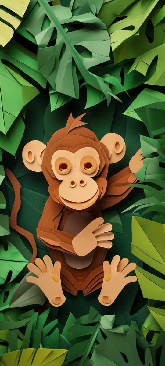 4k_walls's tweet image. New Wallpaper...

❤️ &amp;amp; 🔄 for support!

#wallbyte #papercut #origami #3d #drawing #art #monkey