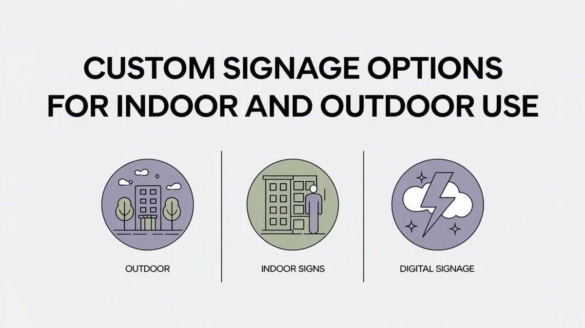 PlatonGraphics's tweet photo. Great signage works anywhere you need it. Explore custom indoor and outdoor sign options that fit your space, goals, and audience. 🪧 #CustomSignage #BusinessGraphics

https://t.co/5FgoIyZ8yu https://t.co/hb3Ihs4B7l