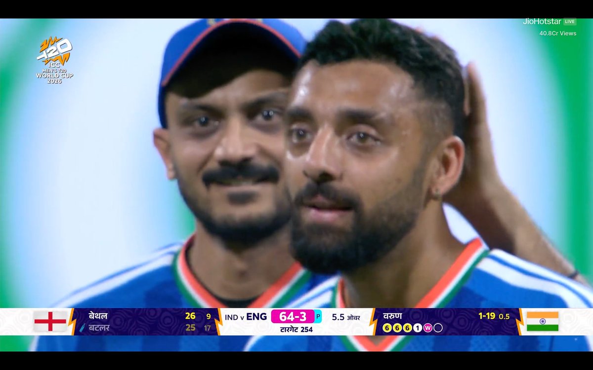 VARUN GETS RID OF THE DANGEROUS BUTLER!🎯

England are 3 down and India seem to be the obvious favourites at this point.🇮🇳💁🏻‍♂️