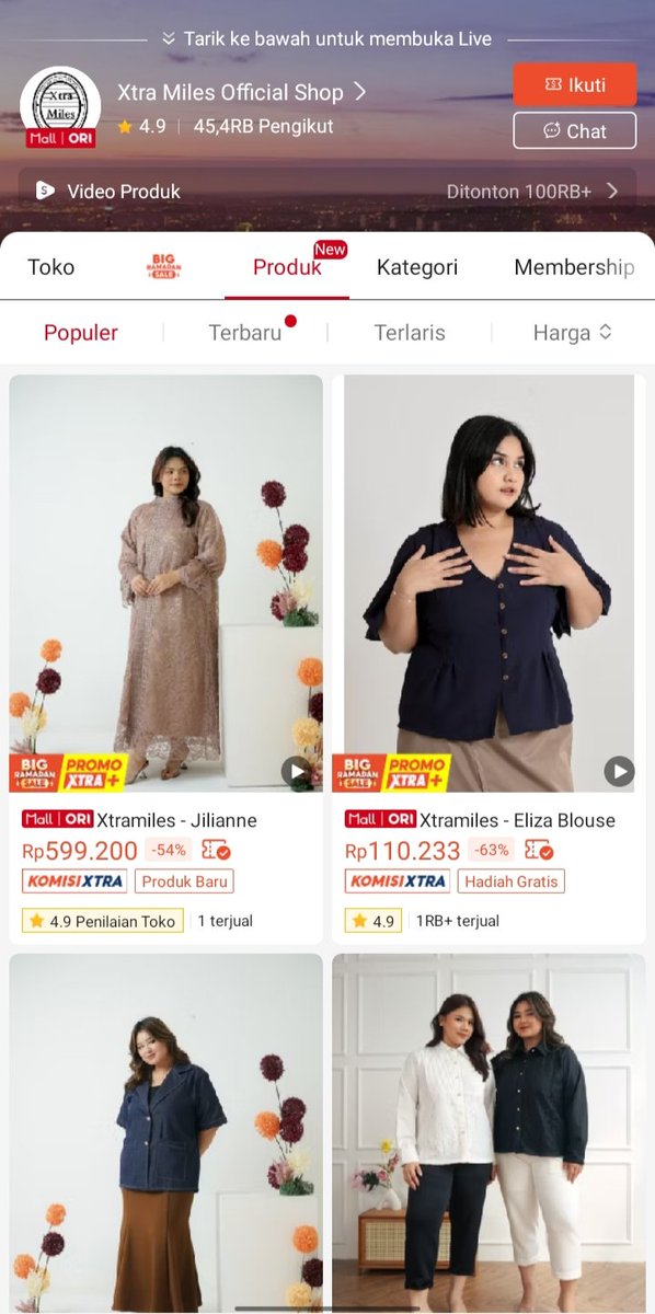 armokt99's tweet photo. JANGAN INSECURE DULU…‼️
CEWEK BIG SIZE JUGA BISA TAMPIL KECE KOK😎

Kalau km sering struggle cari baju big size yang modelnya nggak keliatan tua dan tetap stylish, coba cek toko-toko ini. Banyak yang cutting-nya cakep dan nyaman dipakai ✨ https://t.co/tgnfsUnZ7t