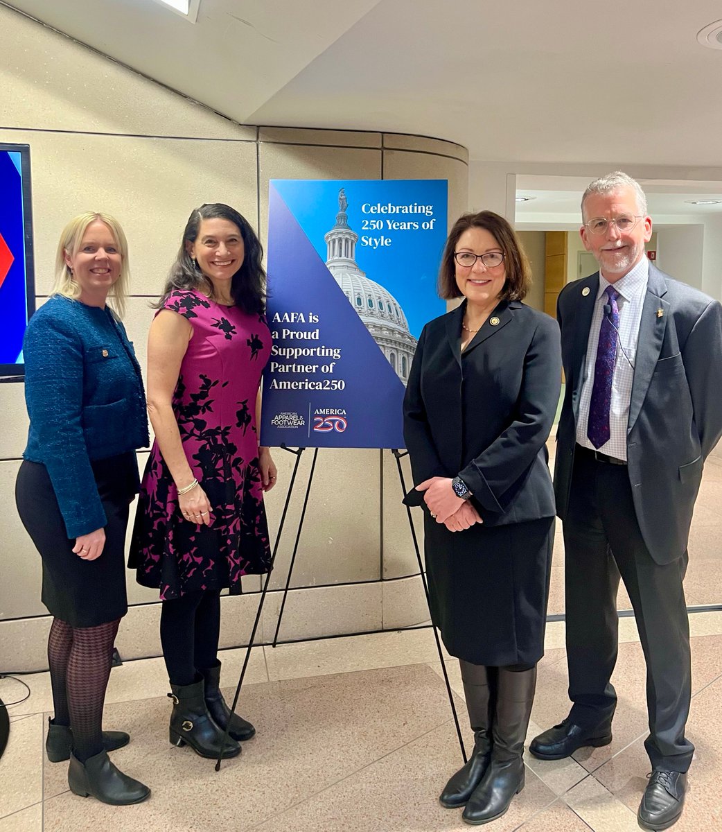 apparelfootwear's tweet image. We were pleased to welcome @RepDelBene to AAFA’s Board meeting in D.C. for a strong discussion on how #SmartTrade policy and collaboration can keep the apparel &amp;amp; footwear industry resilient, competitive, and protecting American jobs!