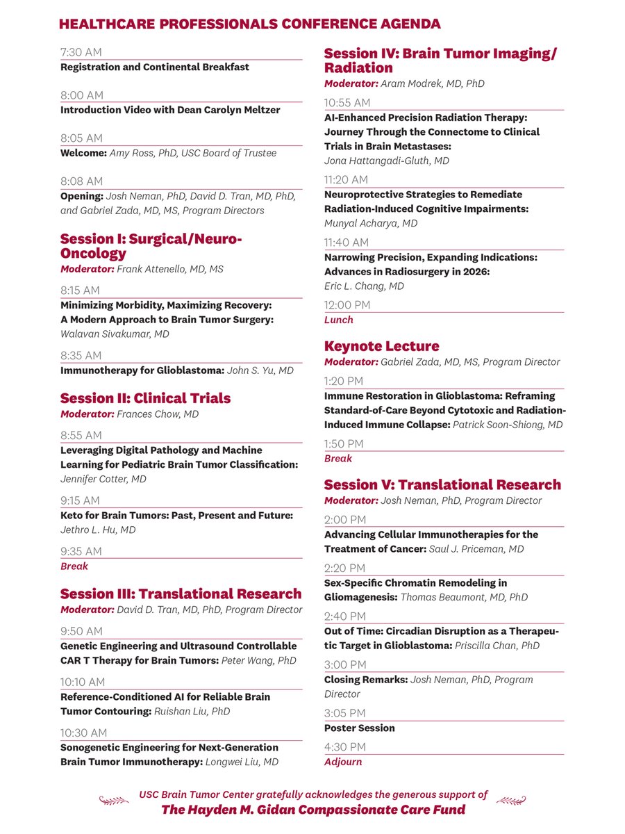 USC Brain Tumor Center (uscbtc) tweet media