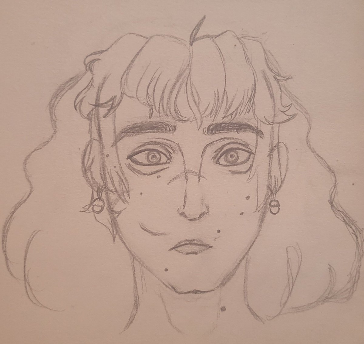 jelliclebard's tweet photo. My art style is very inconsistent, but here's more art of my OC #KittyHarrington!! #OCart #Traditionalart #sttwt #strangerthingsOC #OriginalCharacter https://t.co/NTsA68IvK6