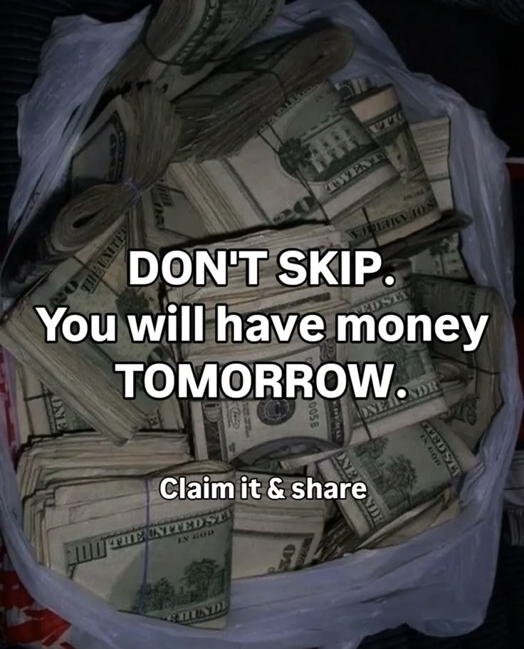 Don’t skip, Money will locate you today. Drop 888 To Claim it!!✨