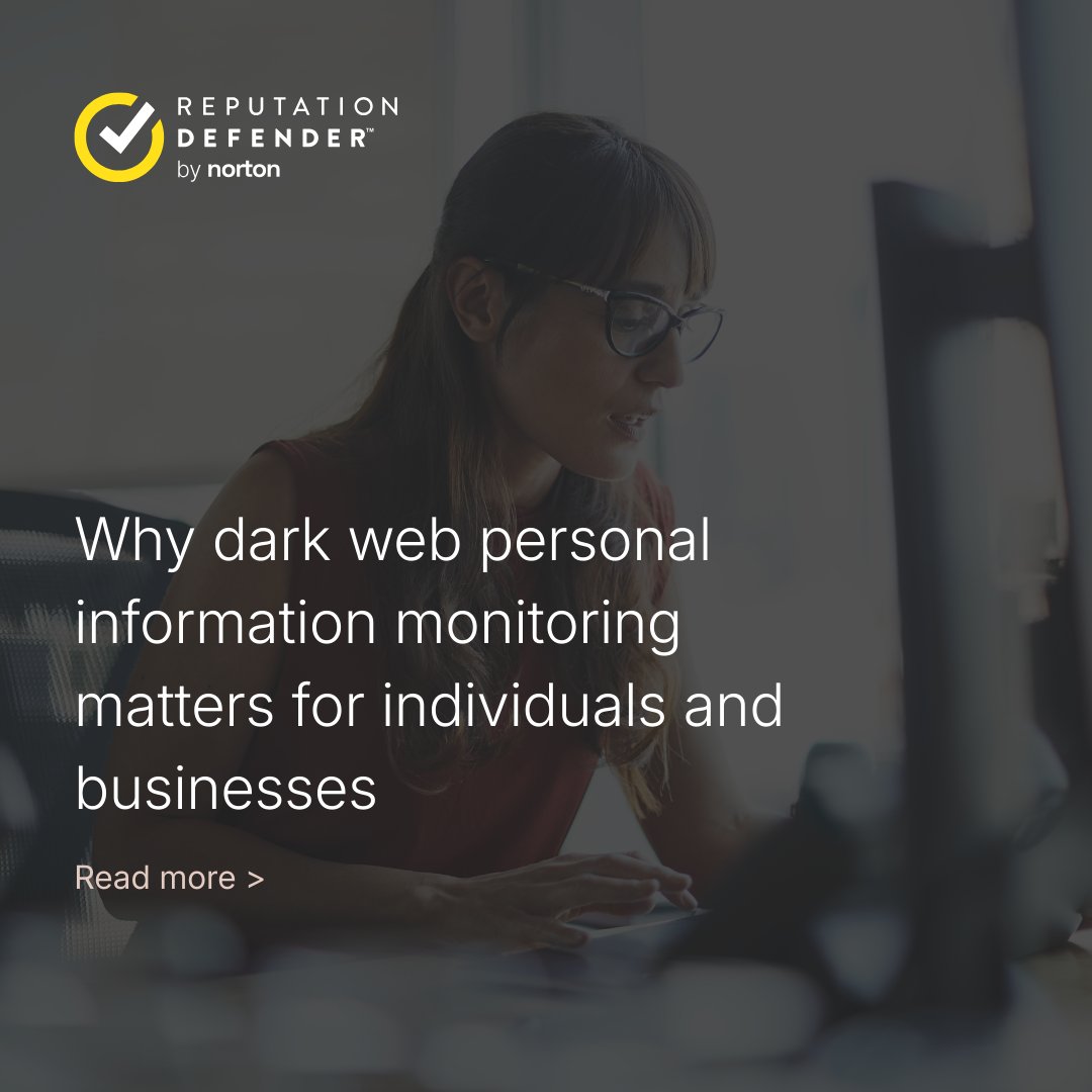 ReputationDef's tweet photo. Exposed information could damage your business's integrity, especially during tax season when people may try to file fraudulent tax returns. 

We explain why monitoring your personal and business data on the dark web is critical: https://t.co/lIL76lanDb https://t.co/IhDTIXGCo6
