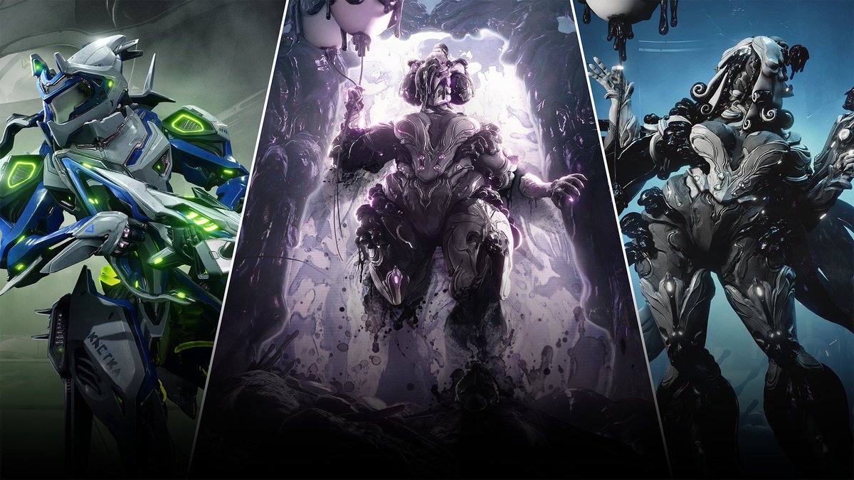 PlayWarframe's tweet photo. An ink-redible #Warframe and must-have Customizations are coming with The Shadowgrapher on March 25.

You can access them instantly once the update goes live with our latest Bundles. Learn more here: https://t.co/3eFOIiYTPv https://t.co/AUzzVC4sYX