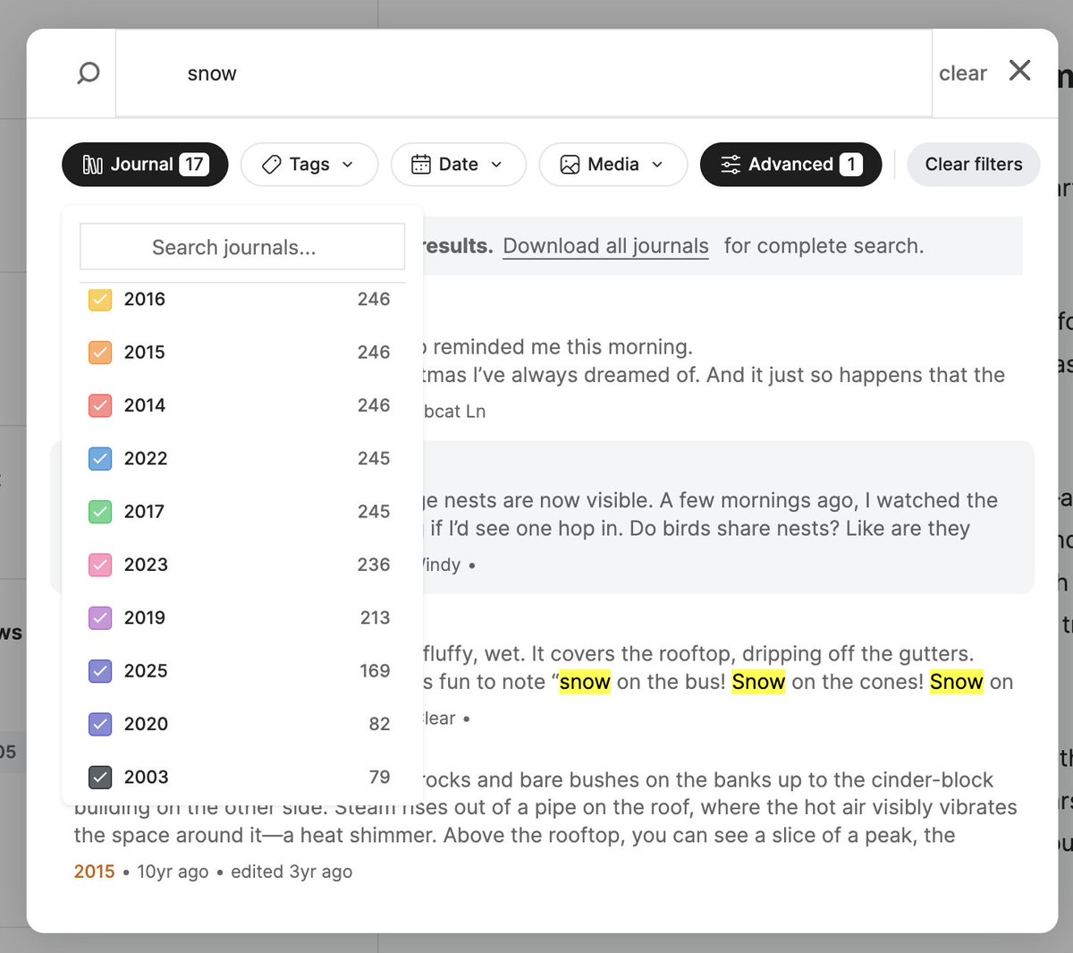 Day One Journal tweet media