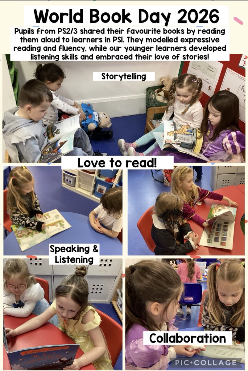 PlasnewyddPS's tweet image. What better way to build confidence when reading than sharing a story with one another. Y1/2/3  went to read to ⁦Dosbarth Coch in PS1 today ⁦@WG_Education⁩ ⁦@EstynHMI⁩  #skills #authentic #audience #purpose ⁦@WorldBookDayUK⁩ #PROUD2BPLAS