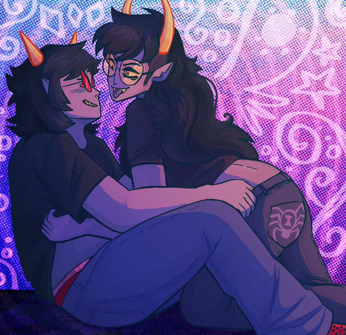 whirlyskip's tweet photo. its a vrisrezi drawing. #homestuck https://t.co/457On37xhq