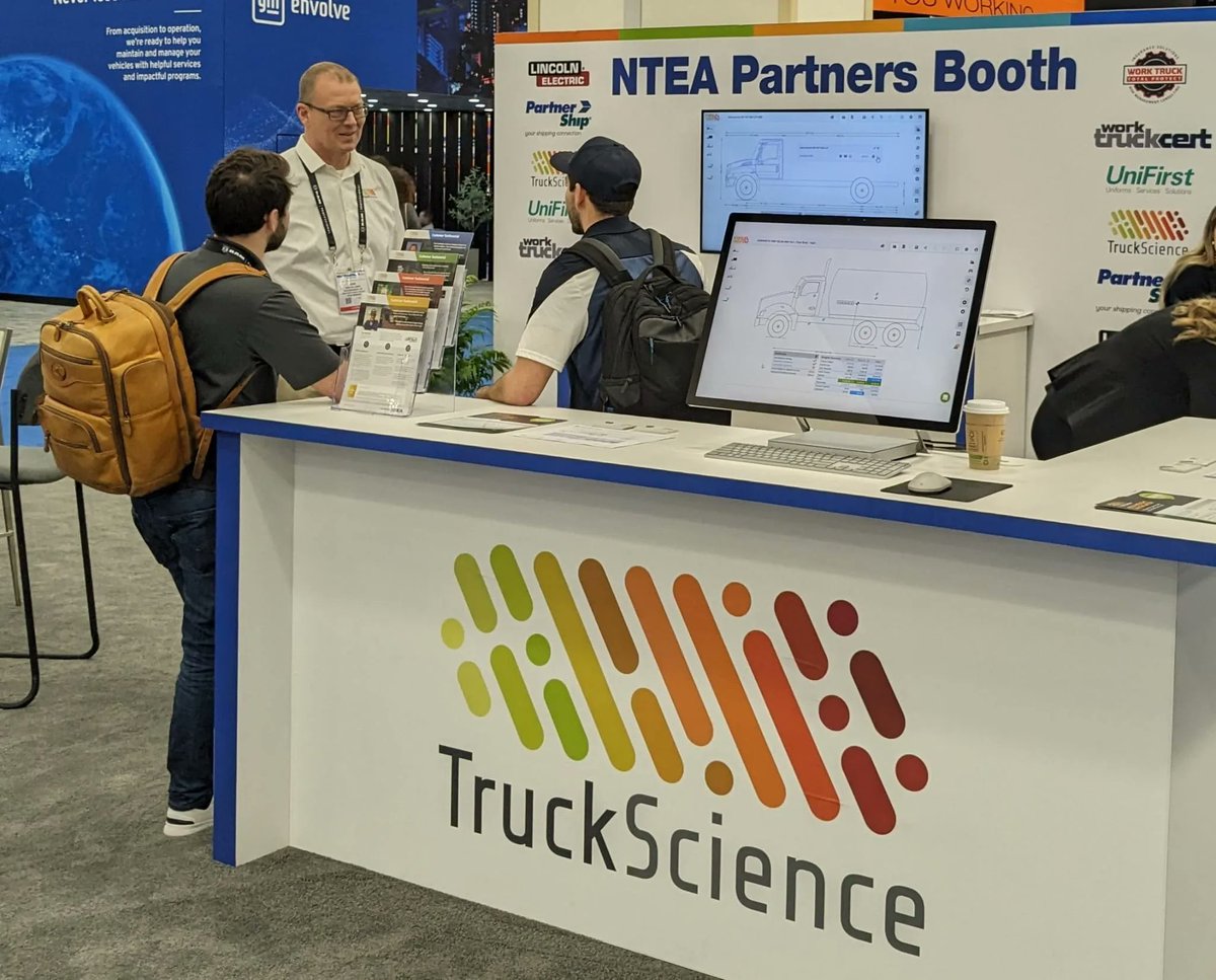 TruckScience's tweet photo. We’re back at @nteanews's Work Truck Week, next week! 

📍 Booth #3401
🎤 Live demos all day!

See you in Indy! https://t.co/OEfZ30W2lq