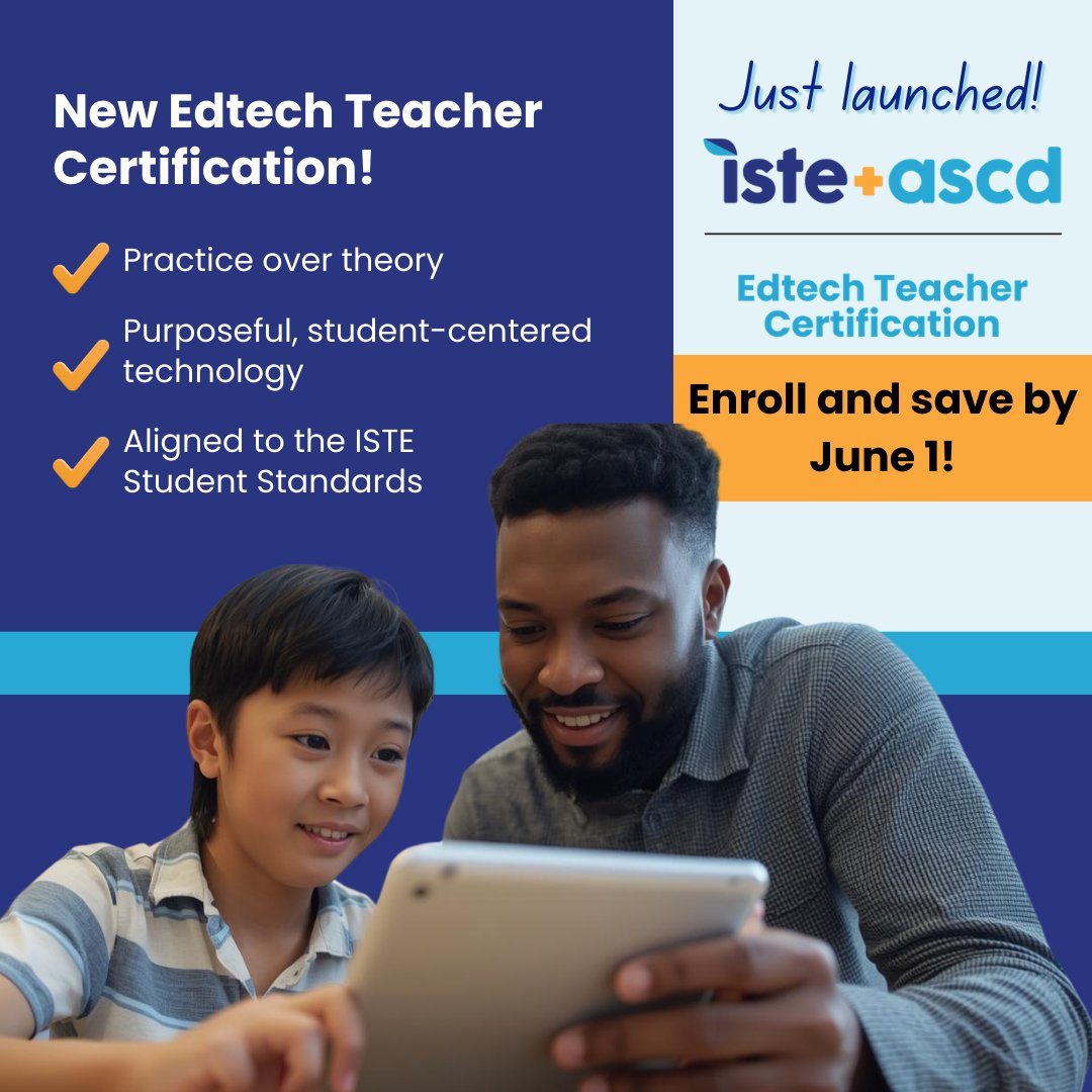 ISTE+ASCD tweet media