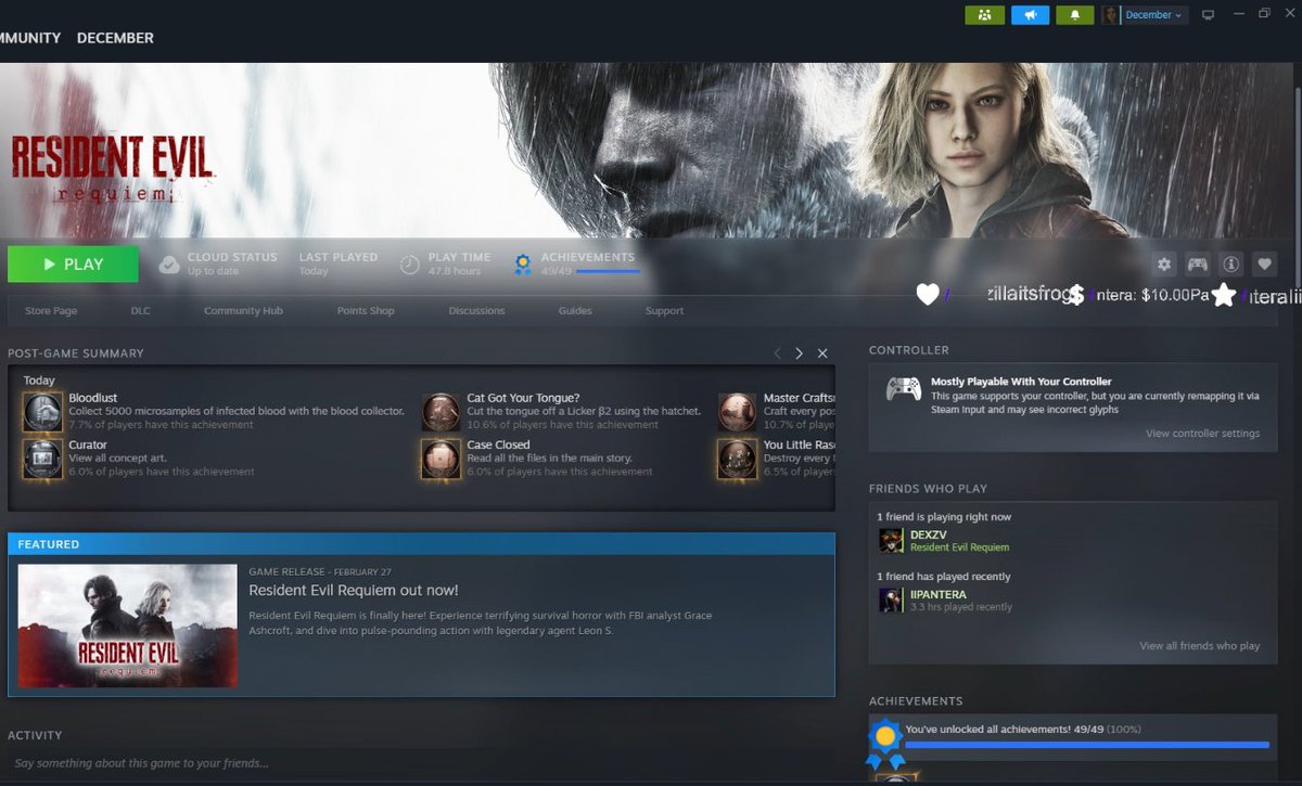 Platinum Resident evil 9✅
#ResidentEvil9 #Re9 #ResidentEvil9Requiem