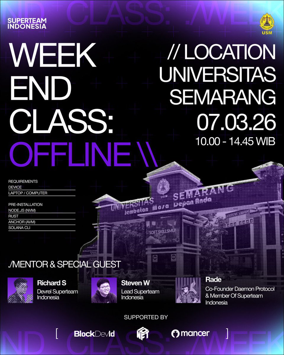 Universitas Semarang Campus Club tweet media