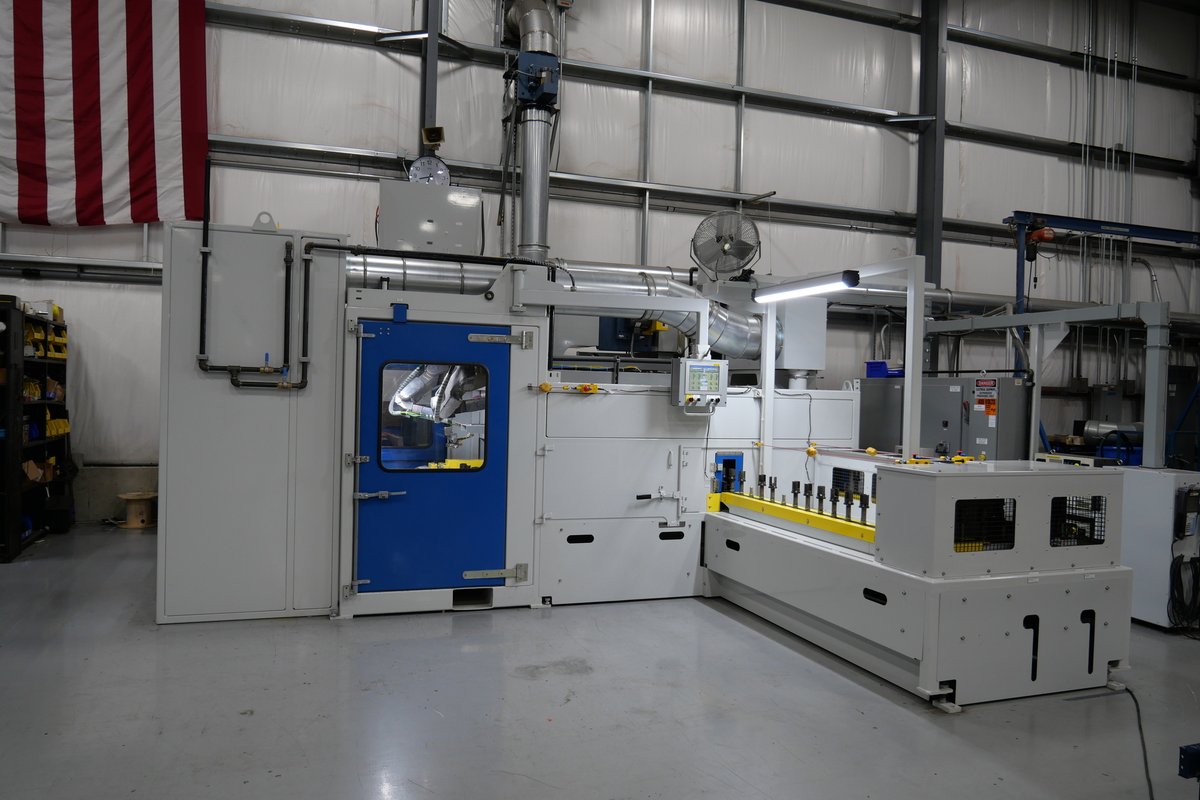 Arnold_Machine's tweet photo. Take your coating process to the next level!
The Two Coat Chain-On-Edge Coating System is designed for fast, precise, and consistent multi-layer coating, ideal for high-volume production. 
Check out the Two Coat Chain-on-Edge and request a quote today! 
https://t.co/TfjJjrnlqJ https://t.co/U2H3YxQqVC