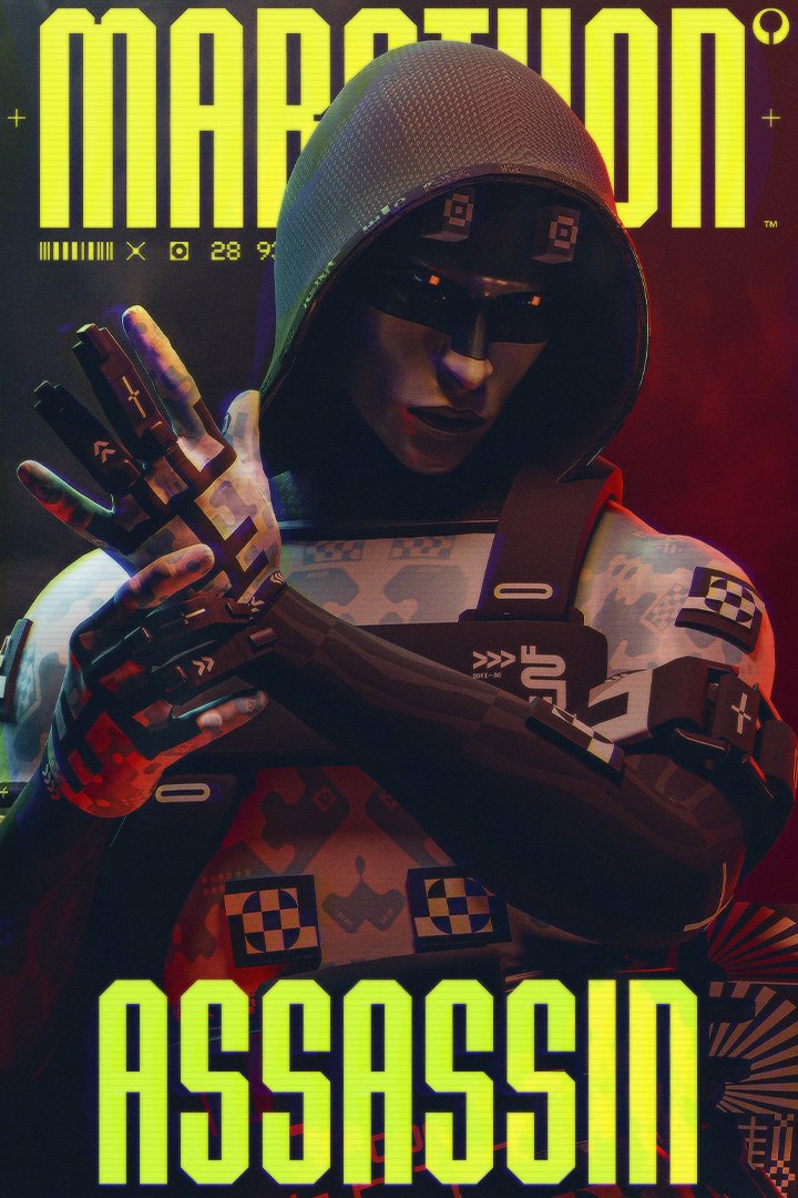 StaceyBlep's tweet photo. ASSASSIN ‼️

#Marathonthegame #Maarathonfanart https://t.co/UAAN1cpnD3