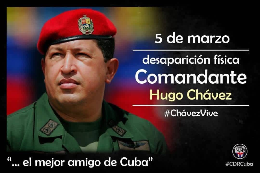Hoy recordamos con profundo amor el13 aniv. de la siembra del eterno comandante Hugo Chávez Frías. Su lucha incansable por la justicia social y la dignidad de # Venezuela su legado sigue vivo en su pueblo y en nuestros corazones. #ChavezVive  y siempre será ese faro de esperanza