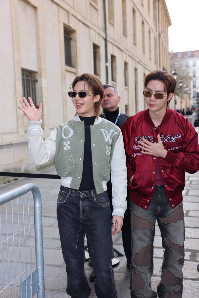 DomundiTV's tweet photo. We concluded our Paris journey with unforgettable moments.

We are immensely grateful to the brand for inviting Zee @zee_pruk and NuNew @CwrNew to experience the artistry at the Off-White™ PARIS FASHION WEEK 2026.

This experience was made even more special by the incredible love and support from our fans worldwide. Thank you for being part of this.

ZEENUNEW IN PARIS FW26
#OffWhitexZeeNunew
@OffWht #OffWhite
#OffWhiteFW26
