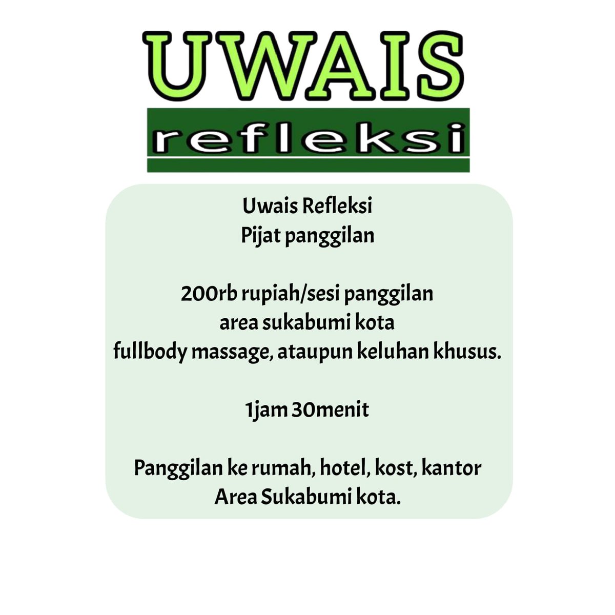 Uwais Refleksi tweet media