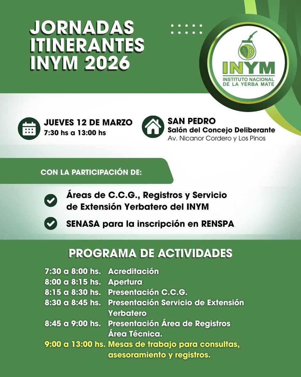 Insti.Nac.Yerba Mate 🇦🇷 tweet media