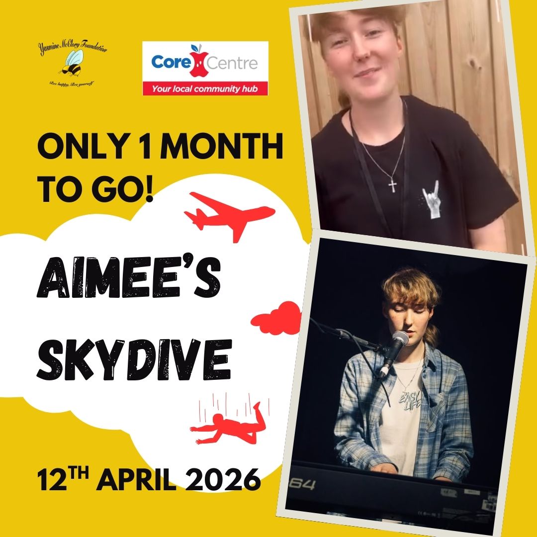 📢 We can't believe there's only 1 month left until the very brave Aimee Kimpton completes a skydive to raise money for our foundation and The CORE Centre ❤️

👉Read her story and donate here: gvwhl.com/OBUWK