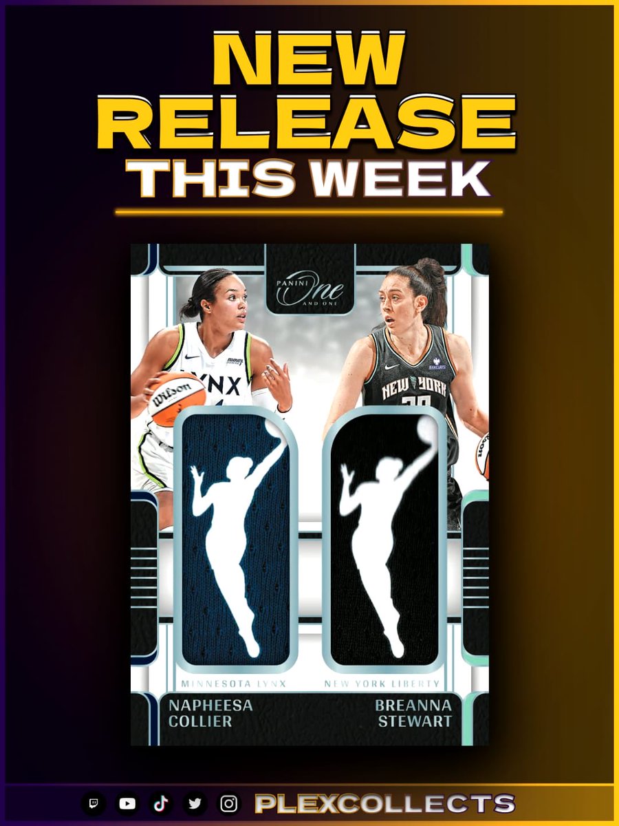PlexCollects's tweet photo. WNBA One & One is here ππ
2 cards per box: 1 auto + 1 base/parallel/insert/mem.
Chasing SSP Kaboom!, Dual Mem., & more!
FOTL is a Dutch Auction (start time can changeβset the alert).
Hobby drops 03/13/26.
#WNBAcards #PaniniOneAndOne #SportsCards #TheHobby #WNBA https://t.co/uuPku8Axrh