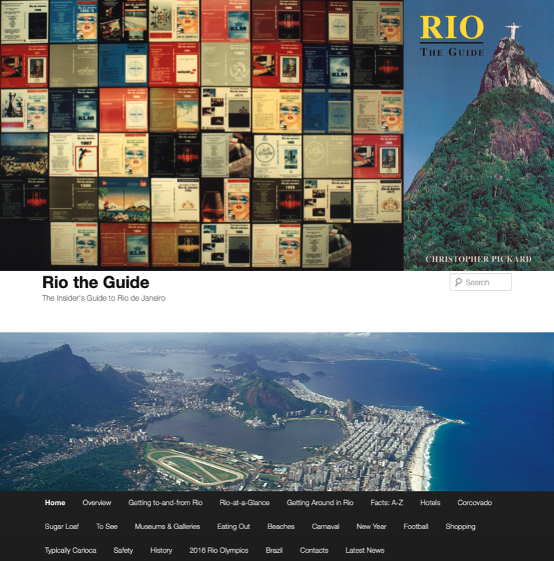 On World Book Day a reminder of some of the early special covers for my "The Insider's Guide to Rio de Janeiro" from the 1980s, still alive today as riotheguide.com and used by over 5,000 people in the last 30 days in the run up and over carnival.