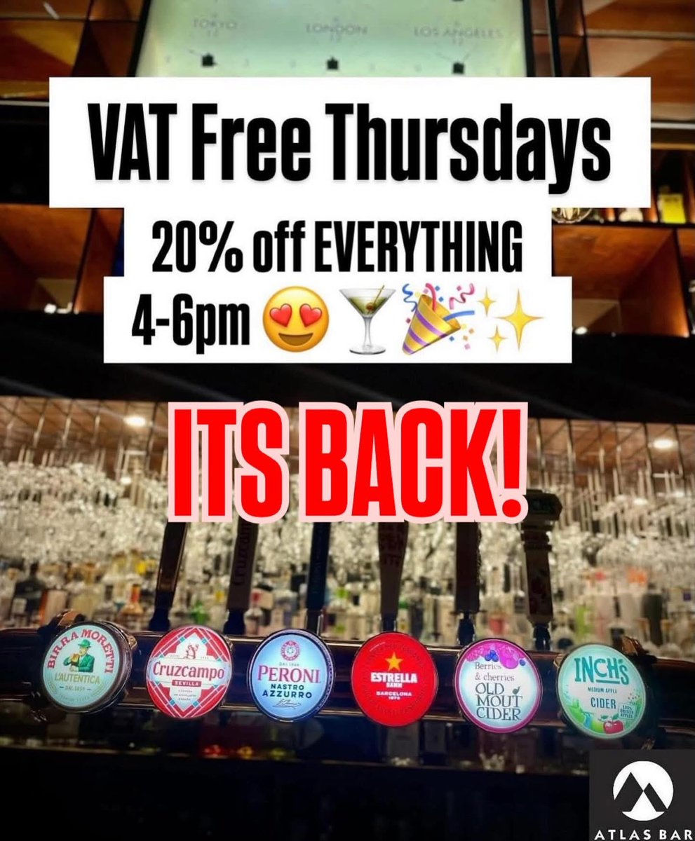 Atlas Bar tweet media