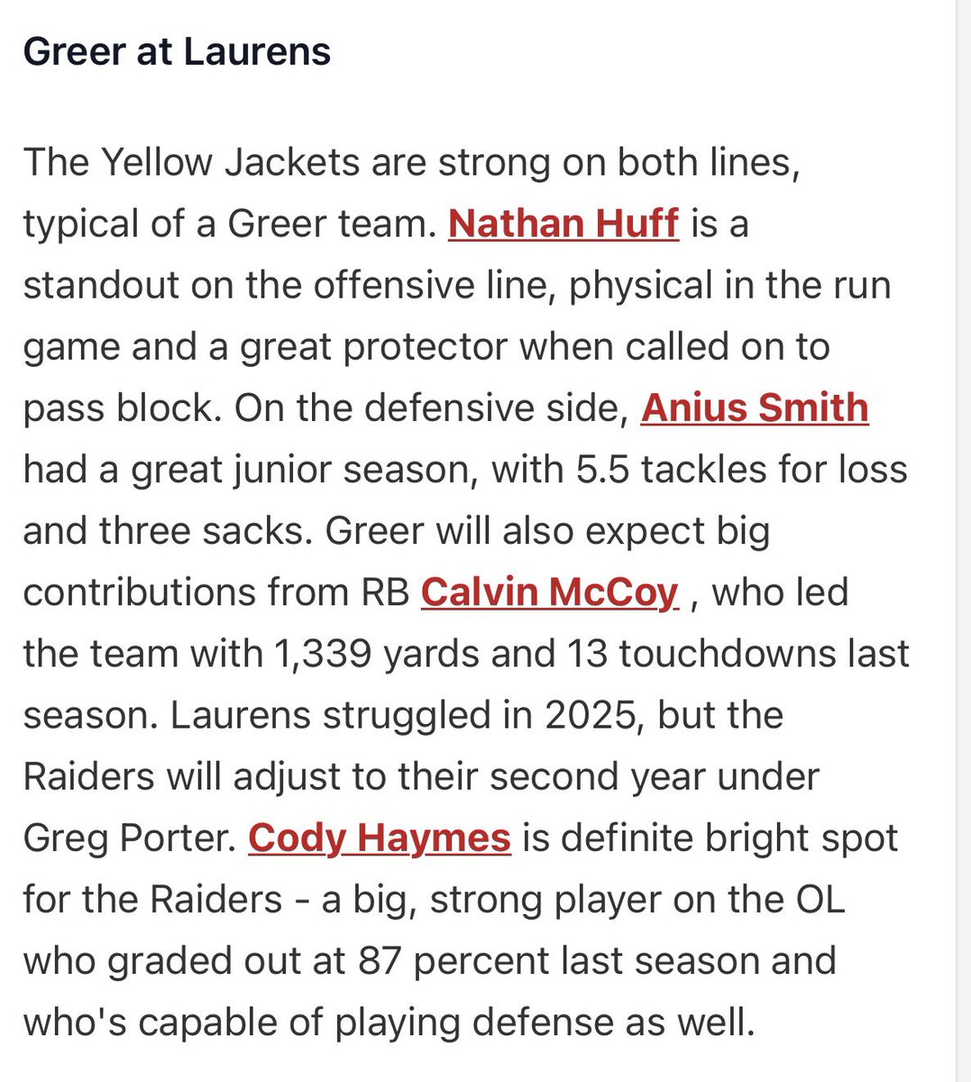 Cody Haymes 2027 (OL) tweet media