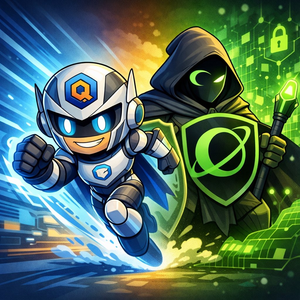 ⚡ Qubic apporte la vitesse et la puissance de calcul.
🔐 Naoris Protocol protège l’écosystème avec sa cybersécurité post-quantique.
Imaginez un duo façon dessin animé :
🦸‍♂️ Qubic fonce à toute vitesse,
🛡️ Naoris protège chaque transaction.
Puissance + Sécurité = futur du Web3 🚀