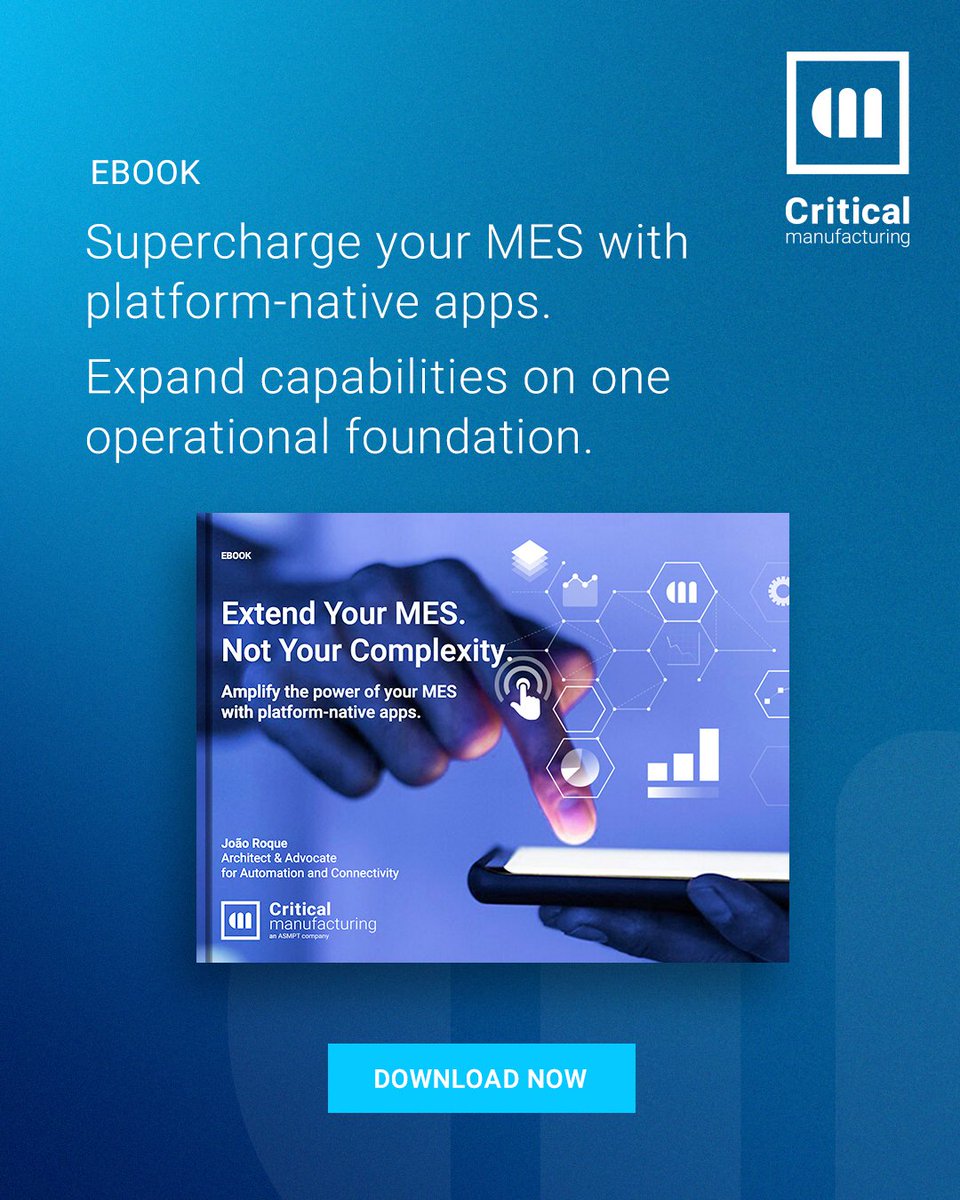 Critical Manufacturing tweet media