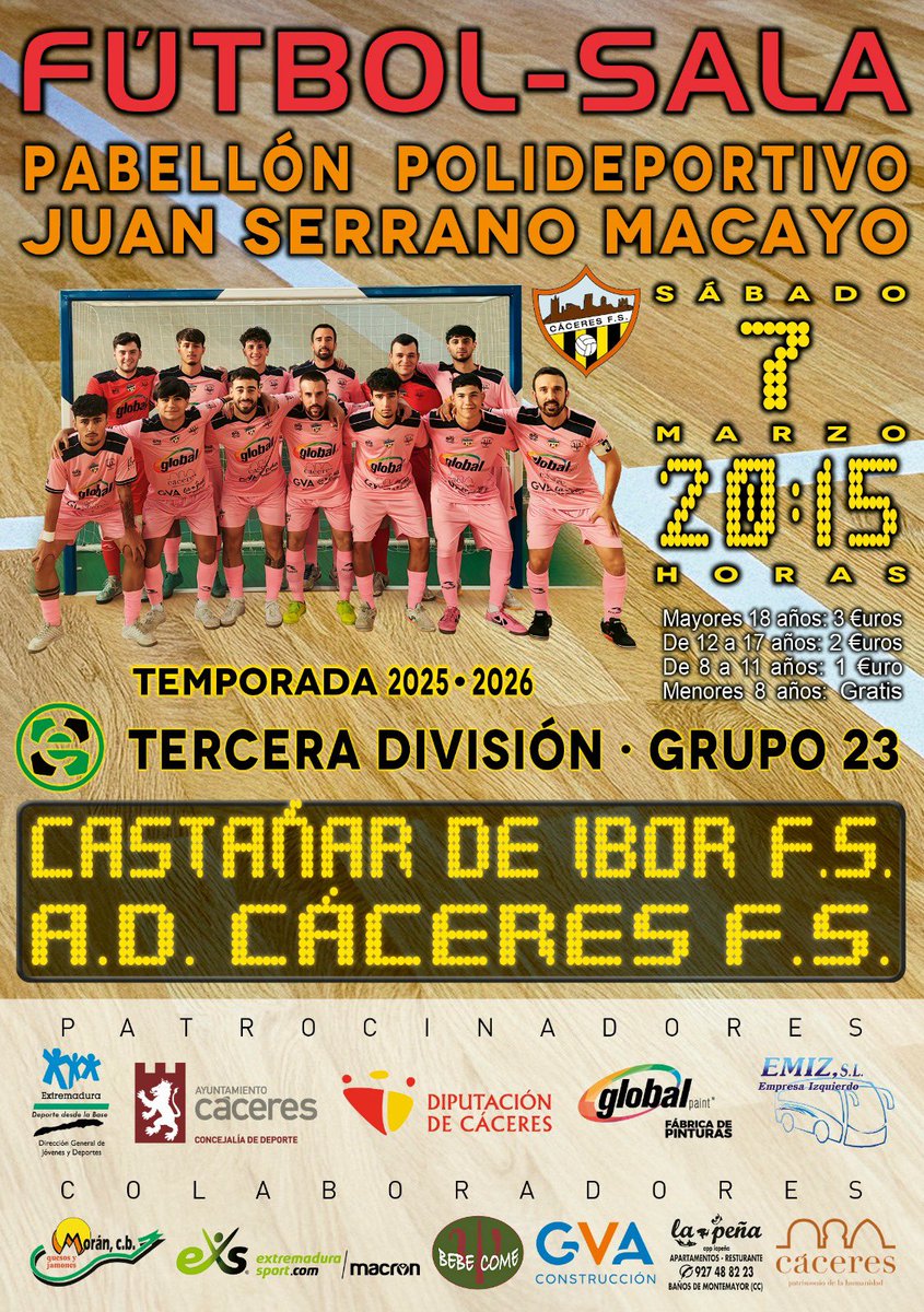 Cáceres FS tweet media