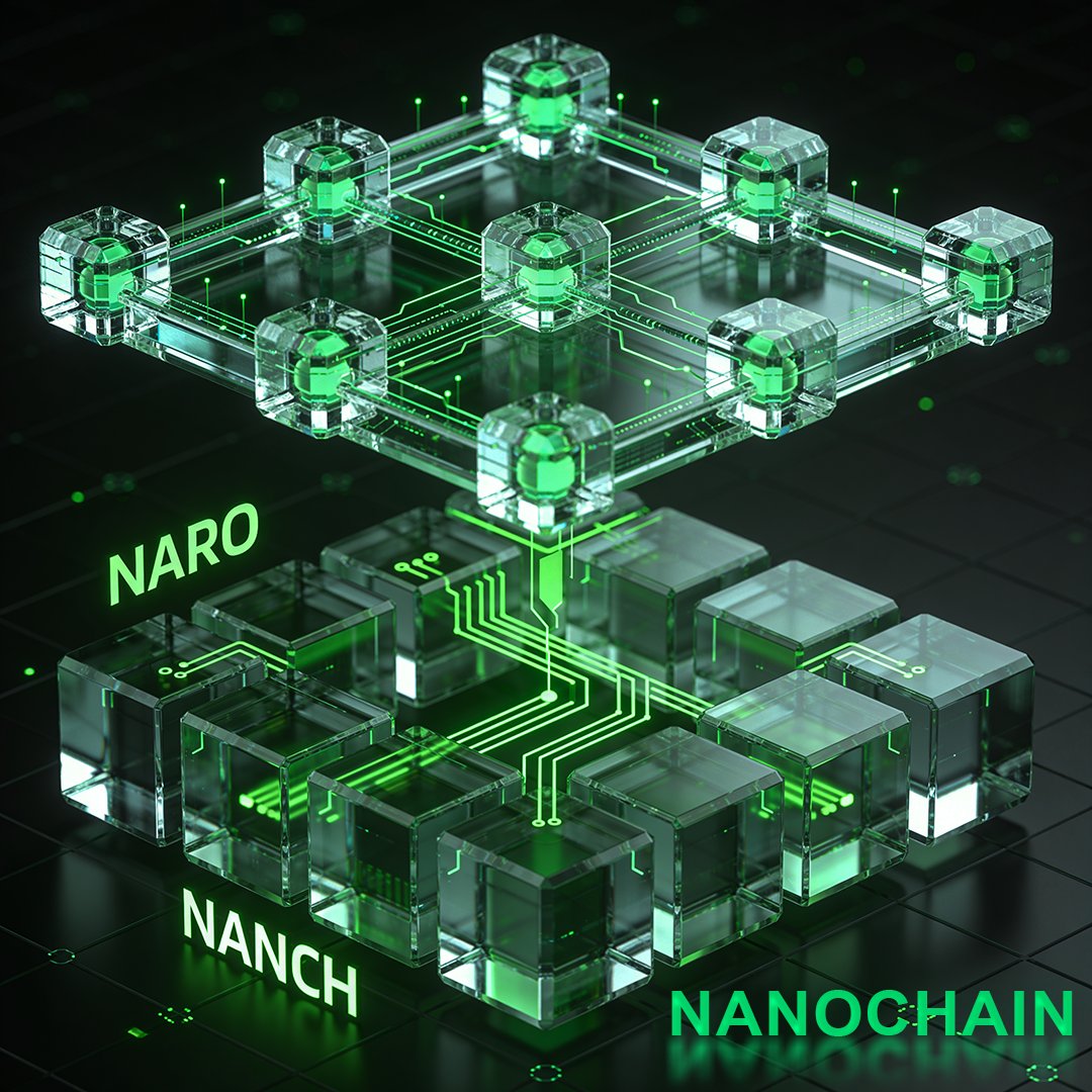 NanchNet's tweet photo. TWO LAYERS. 
TWO RESPONSIBILITIES.
Most blockchains bundle everything into a single layer.

Interaction, coordination, and economic settlement all compete for the same resources.

That design eventually creates friction.
NanoChain separates these responsibilities.

NARO + The Social Cognition Layer
A browser-native, gas-free P2P environment designed for human interaction and collective signals.

Here the network handles:
• Notes and discussions
• Chat and coordination
• Reputation signals
• Identity-linked activity
• Collective memory structures

Fast. Direct. Usable.
No gas barriers. No friction for everyday interaction.

NANCH + The Economic Settlement Layer
The EVM-based layer where commitments become accountable.

Here the system provides:
• Verified commitments
• Final economic settlement
• Auditable transaction history
• Cryptographic proofs
• Long-term state integrity

What happens in NARO can be anchored and finalized in NANCH.

Interaction above.
Verification below.

That separation allows usability without sacrificing cryptographic accountability.

This is the foundation of a Sensory and Aware Web architecture.

Official website
 https://t.co/oFJv3Y4DAc
All official links
 https://t.co/PCJdzDfwE6

#nanochain #nanch #naro #web3 #blockchain #layer1 #layer2 #p2p #evm #cryptoinfrastructure #socialfi #gas #free