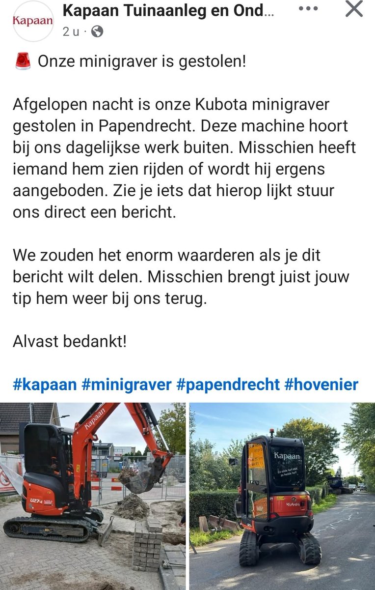 Voor mijn volgers rond Papendrecht: